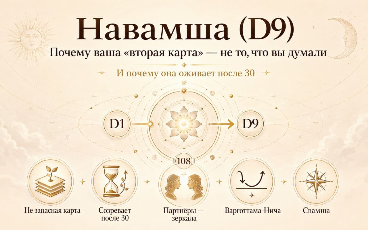 Навамша (D9): Почему ваша «вторая карта» — это не то, что вы думали